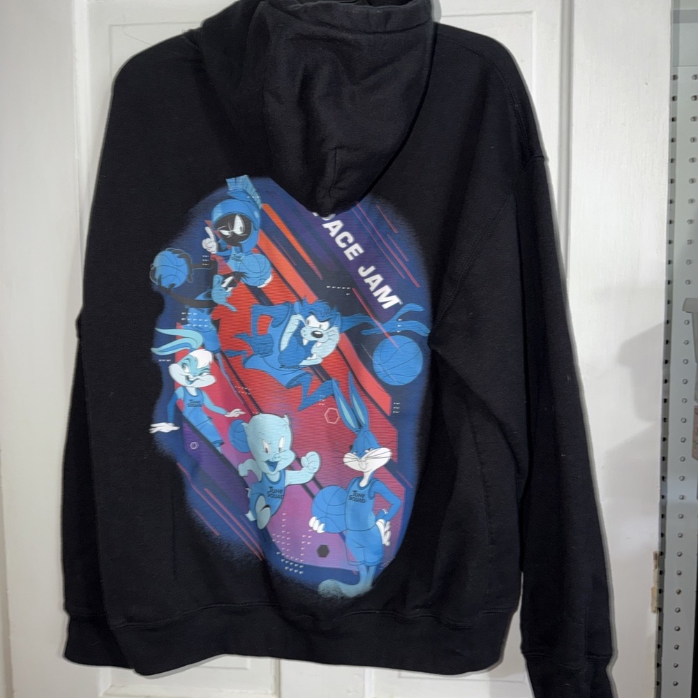 Space Jam A New Legacy Tune Squad Hoodie Adult L Large Unisex Looney Tunes Bugs - Picture 2 of 7
